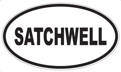 SATCHWELL - Oval Magnet