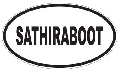 SATHIRABOOT - Oval Magnet