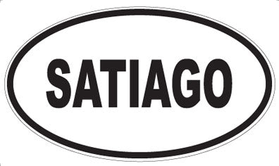 SATIAGO - Oval Magnet