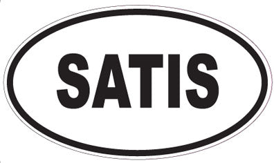 SATIS - Oval Magnet