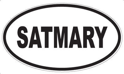 SATMARY - Oval Magnet