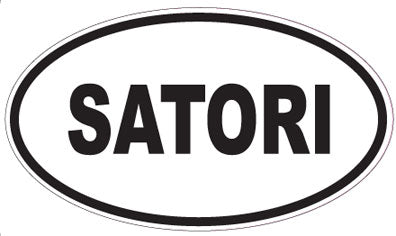 SATORI - Oval Sticker