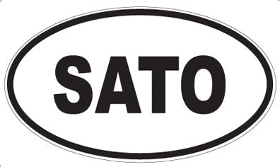 SATO - Oval Magnet