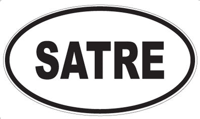 SATRE - Oval Magnet