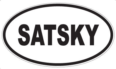 SATSKY - Oval Magnet