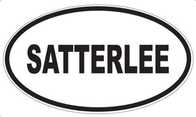SATTERLEE - Oval Magnet