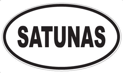 SATUNAS - Oval Magnet