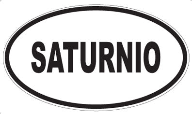 SATURNIO - Oval Magnet
