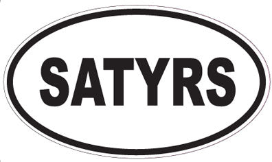 SATYRS - Oval Sticker