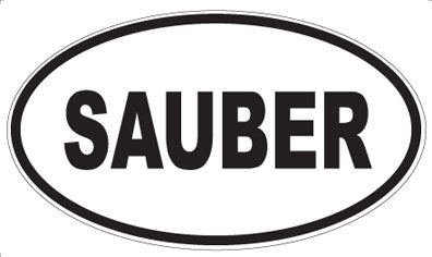 SAUBER - Oval Sticker