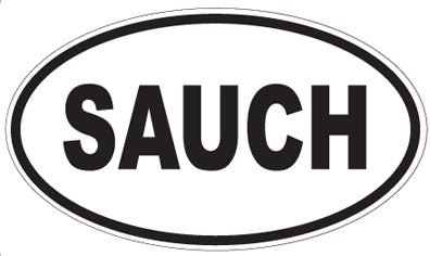 SAUCH - Oval Sticker