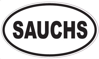 SAUCHS - Oval Sticker