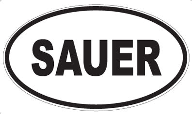 SAUER - Oval Magnet