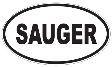 SAUGER - Oval Magnet