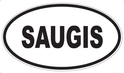 SAUGIS - Oval Magnet