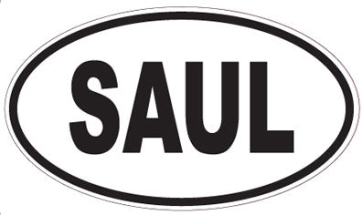 SAUL - Oval Sticker