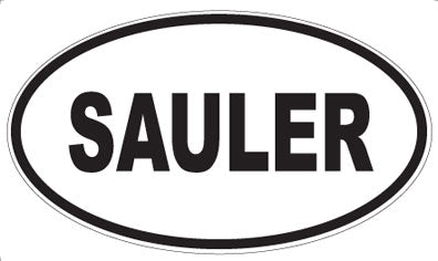 SAULER - Oval Magnet