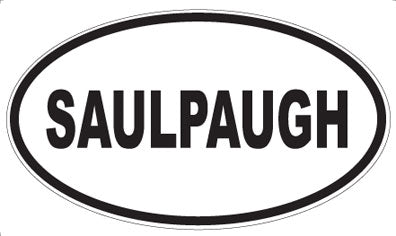 SAULPAUGH - Oval Magnet