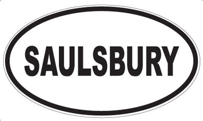 SAULSBURY - Oval Sticker