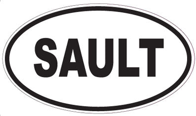 SAULT - Oval Sticker