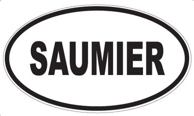 SAUMIER - Oval Sticker