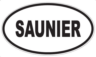 SAUNIER - Oval Magnet