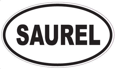SAUREL - Oval Sticker