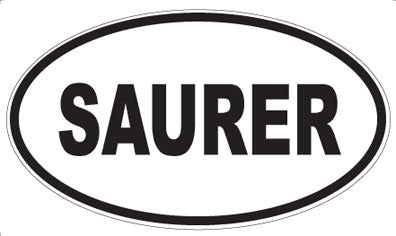 SAURER - Oval Magnet