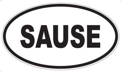 SAUSE - Oval Magnet