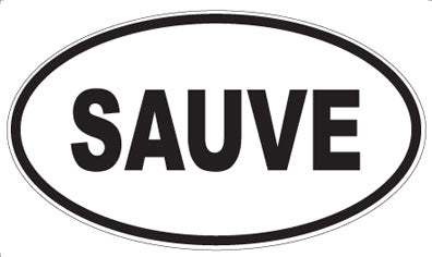 SAUVE - Oval Magnet