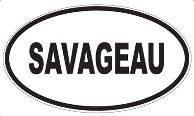 SAVAGEAU - Oval Magnet