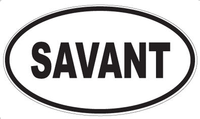 SAVANT - Oval Magnet