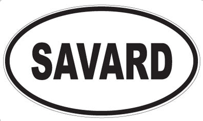 SAVARD - Oval Magnet