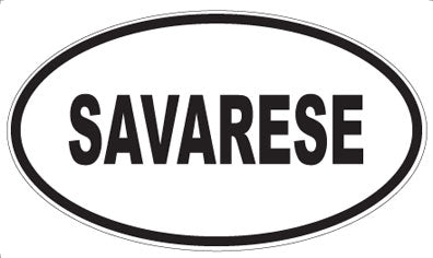 SAVARESE - Oval Magnet