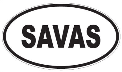 SAVAS - Oval Magnet