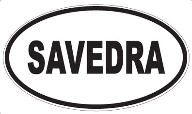 SAVEDRA - Oval Magnet