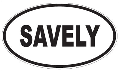 SAVELY - Oval Magnet