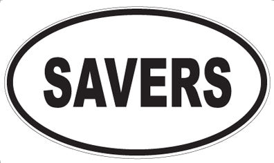 SAVERS - Oval Magnet