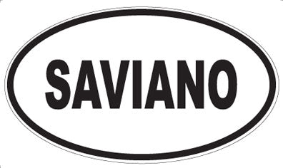 SAVIANO - Oval Sticker