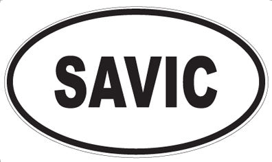 SAVIC - Oval Sticker