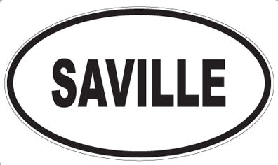 SAVILLE - Oval Magnet