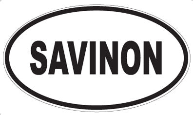 SAVINON - Oval Sticker