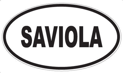 SAVIOLA - Oval Sticker