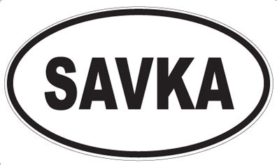 SAVKA - Oval Sticker