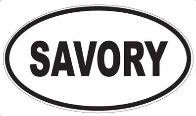 SAVORY - Oval Magnet