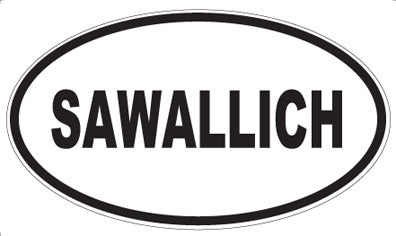 SAWALLICH - Oval Sticker