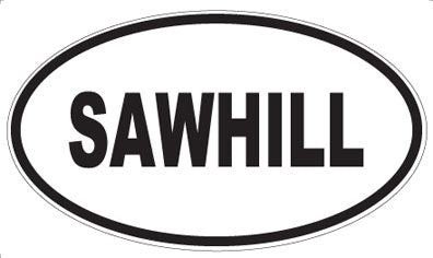 SAWHILL - Oval Magnet