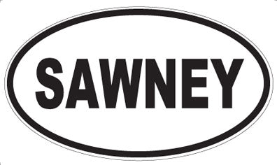 SAWNEY - Oval Magnet