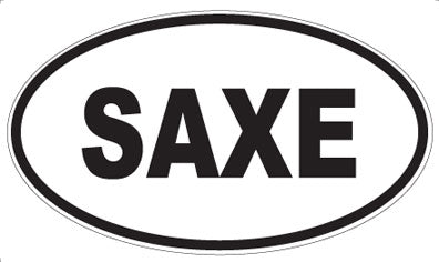SAXE - Oval Magnet