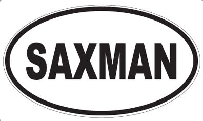 SAXMAN - Oval Magnet